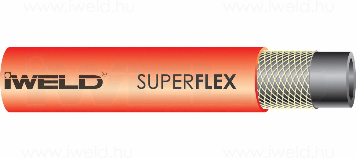 Acetilén tömlő 12,5x3,5 SUPERFLEX termék fő termékképe